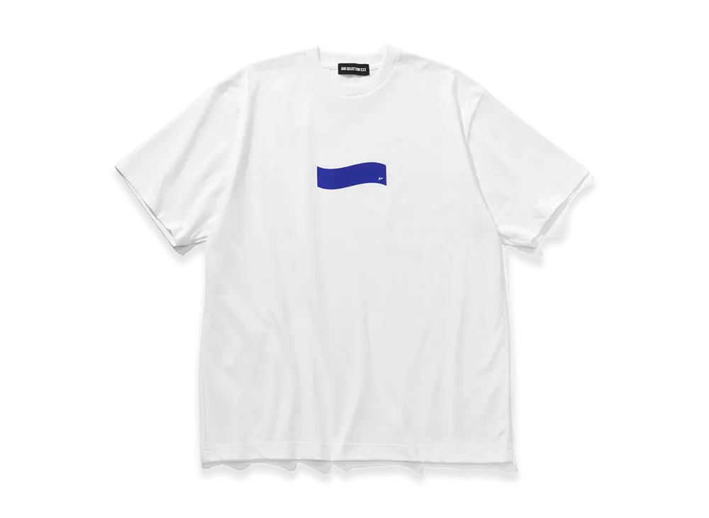 GOD SELECTION XXX x FRAGMENT 13th Anniversary Box Tee GX-S26-13FST-03 "White/Blue"