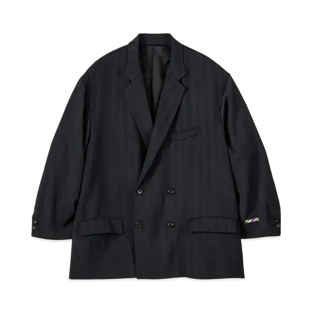 Graphpaper Is-Ness For Gp Vintage Graphpaper Wool Double Jacket "Black"