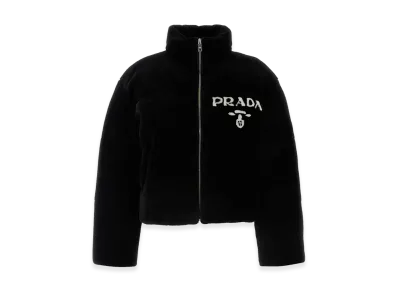 PRADA Women's Shearling Down Jacket "Black"