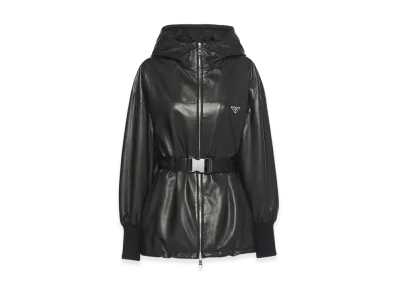 PRADA Women's Nappa Leather Jacket "Black"