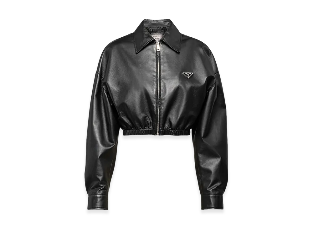 PRADA Women's Leather Jacket "Black"