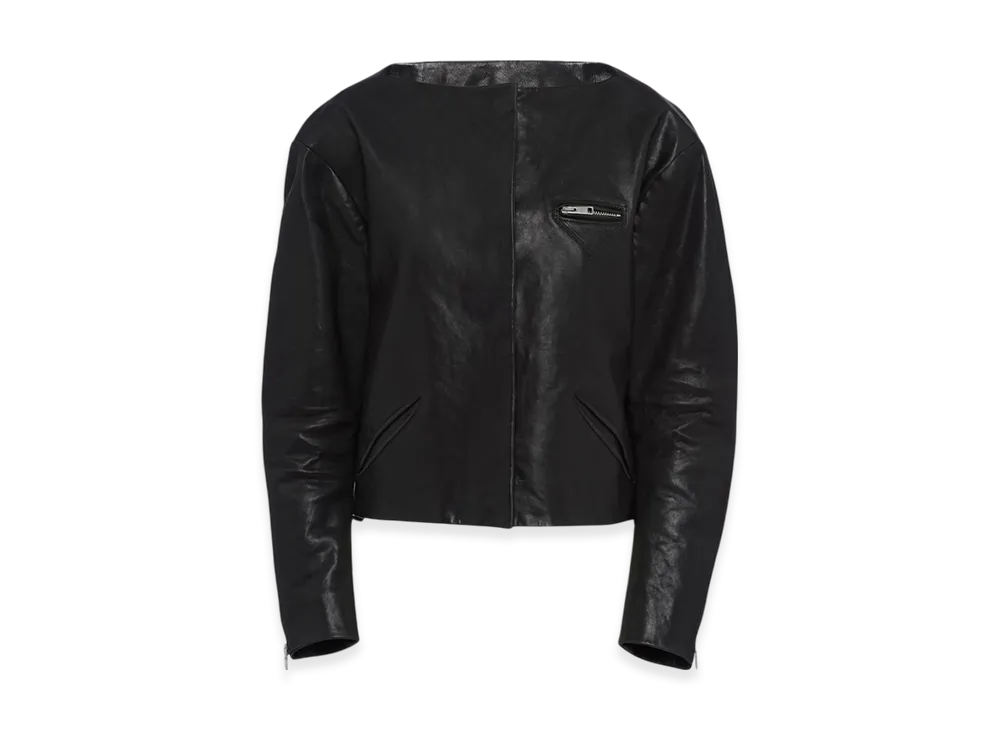 PRADA Women's Leather Jacket "Black"