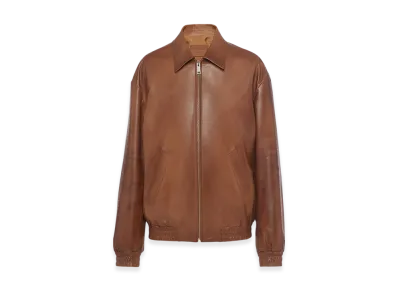 PRADA Women's Nappa Leather Jacket "Caramel"