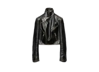 PRADA Women's Leather Biker Jacket "Black"