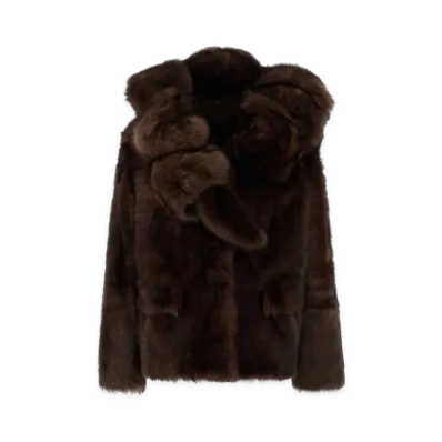 PRADA Women's Coat "Brown"
