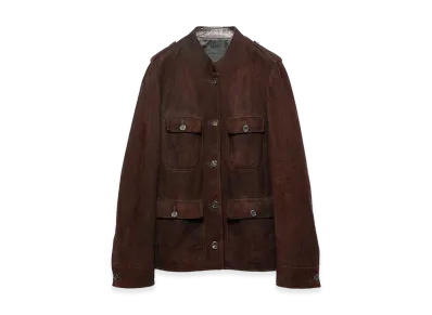 PRADA Wonen's Leather Jacket "Brown"