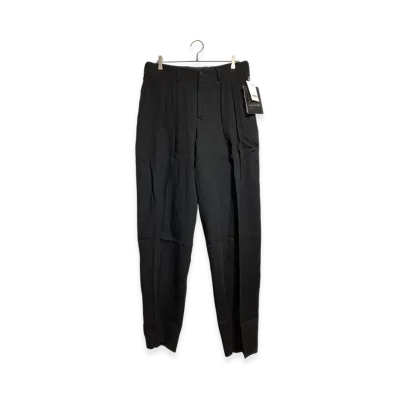 Yohji Yamamoto POUR HOMME Suit Hard Twist L Z-2 Tuck Pants "Black"