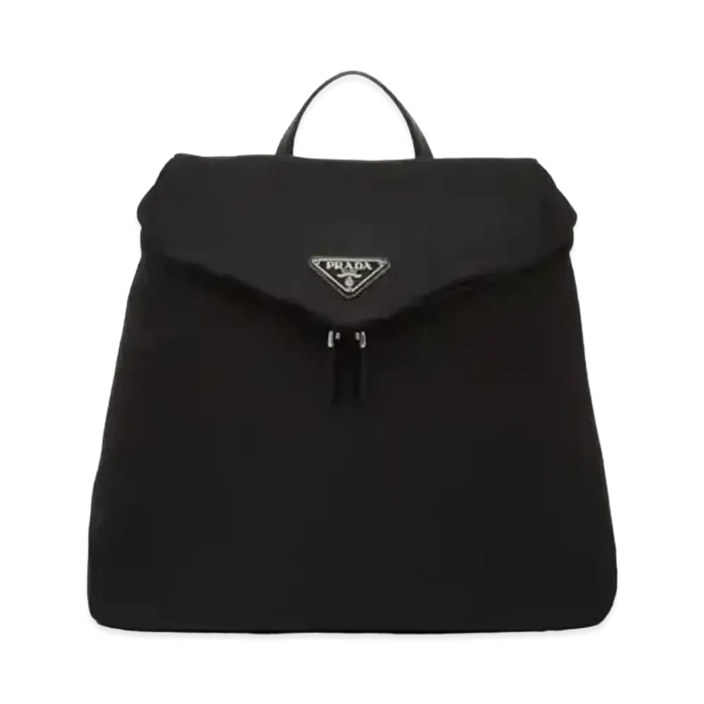 PRADA Re-Nylon x Leather Backpack "Black"