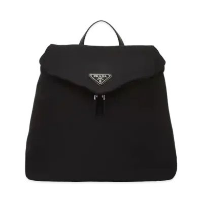 PRADA Re-Nylon x Leather Backpack "Black"