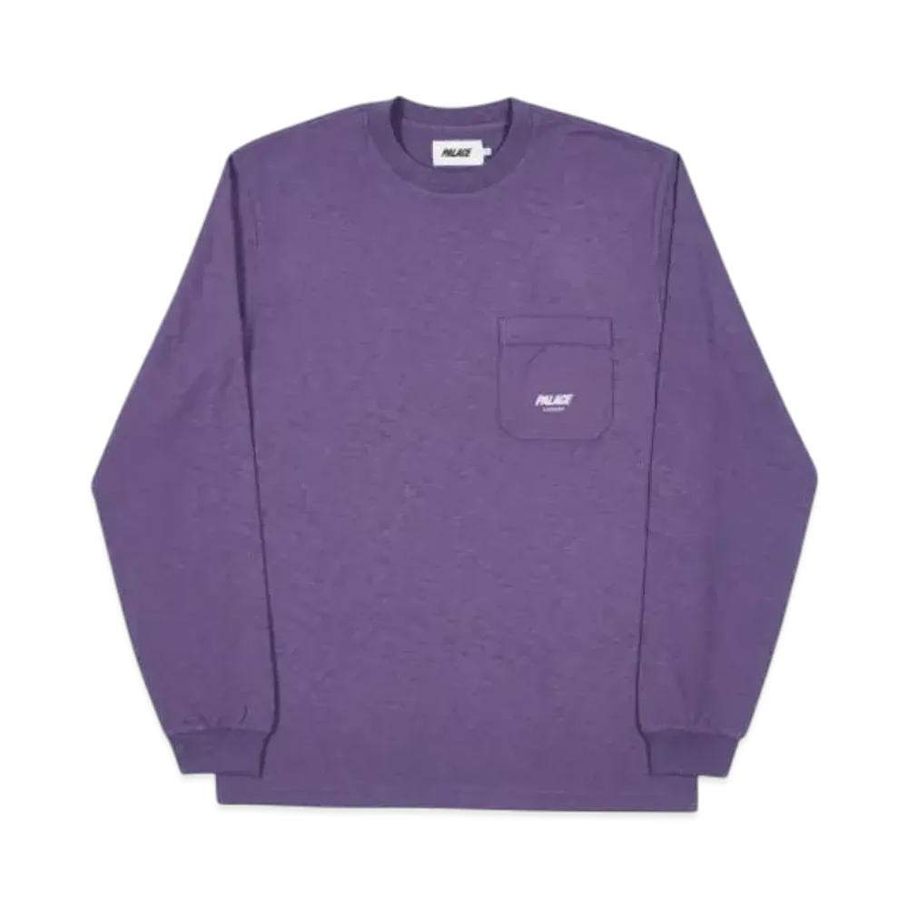 PALACE Slub Pocket Longsleeve "Grape"