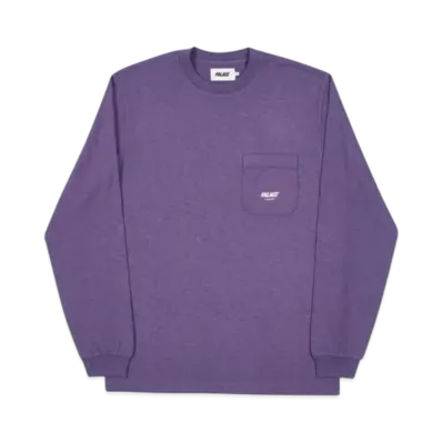 PALACE Slub Pocket Longsleeve "Grape"
