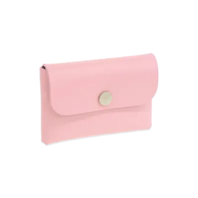 IL BISONTE Women's Coin Case "Pink"