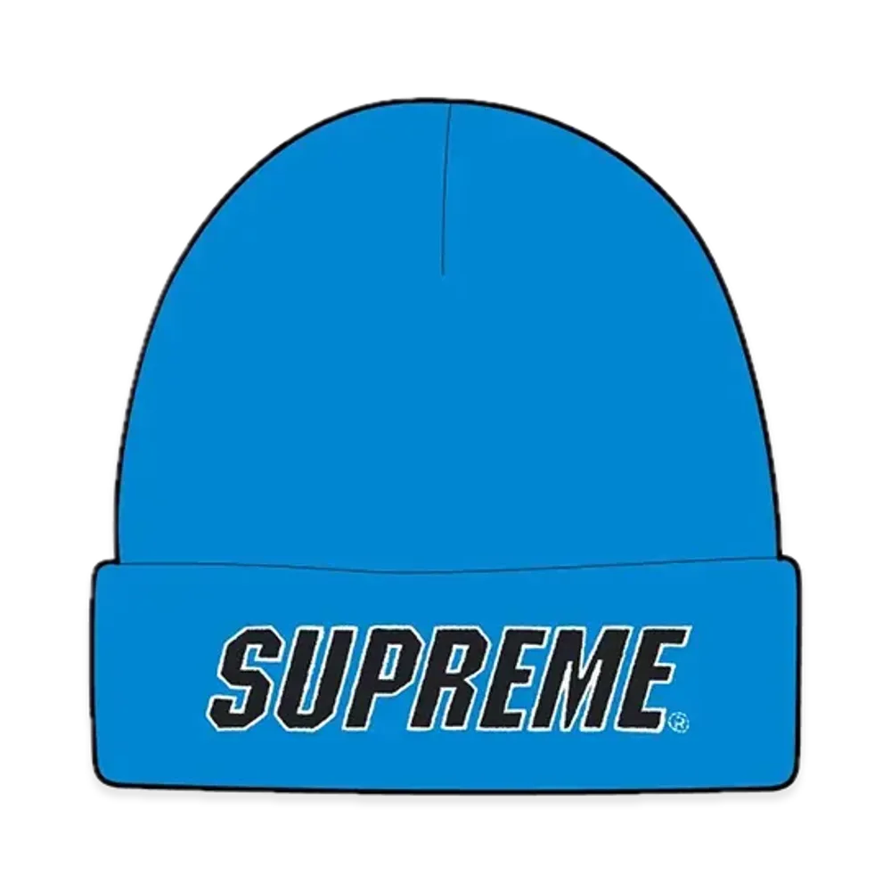 Supreme Slant Beanie "Blue"