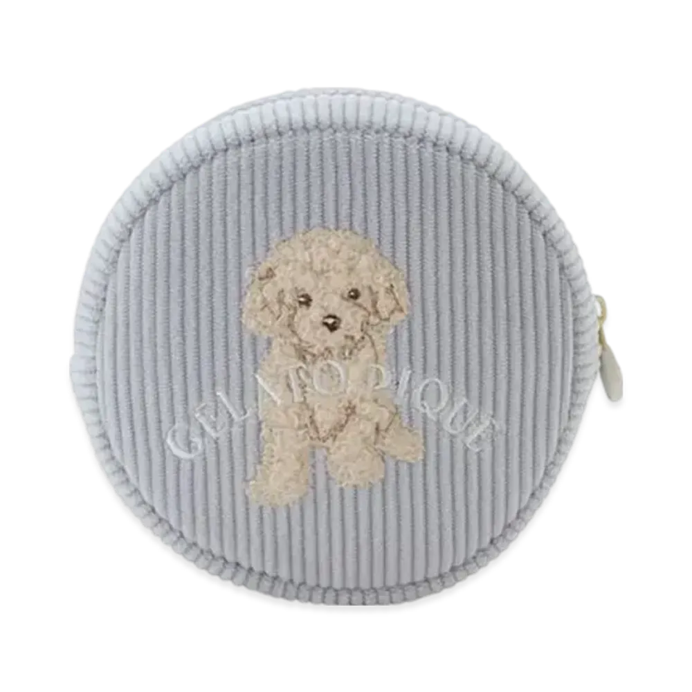 GELATO PIQUE Toy Poodle Rib Pouch "Blue"