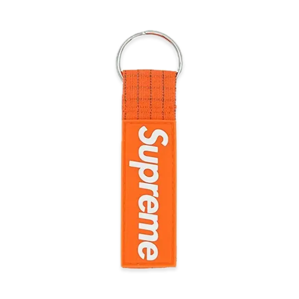 Supreme Ripstop Keychain "Orange"