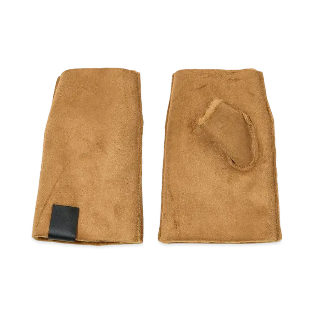N.HOOLYWOOD Fingerless Gloves "Brown"