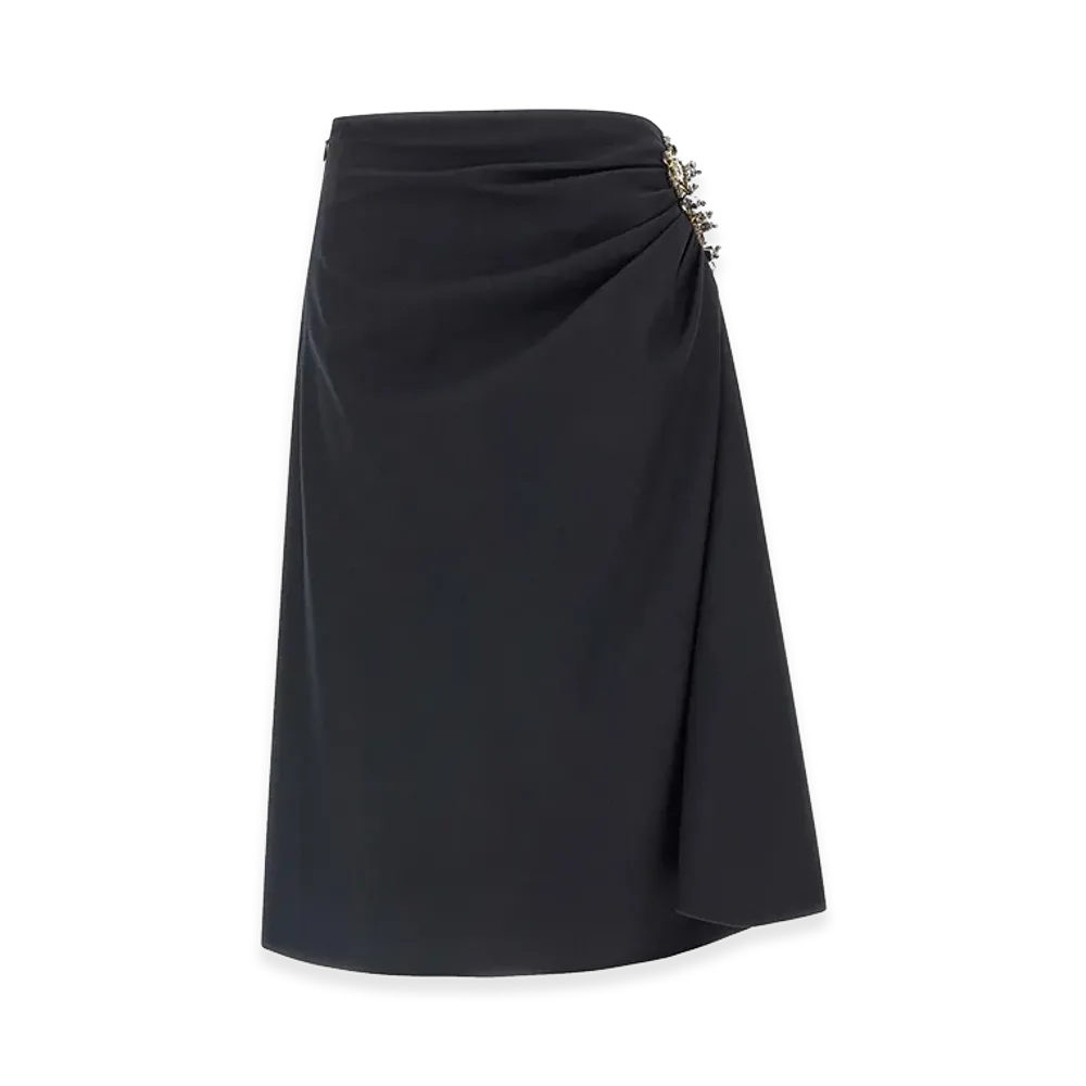 DRIES VAN NOTEN Women's Sovora Skirt "Blue"