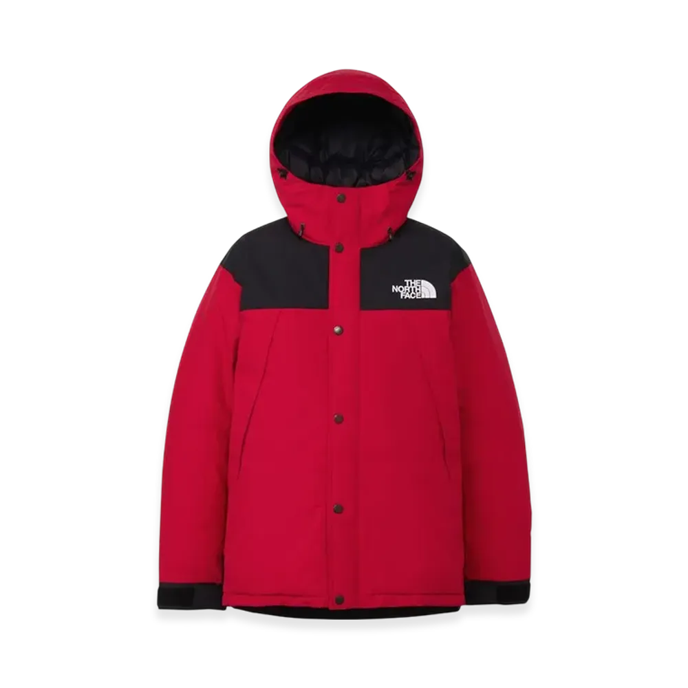 The North Face Mountain Down Jacket "Black/TNF Red"