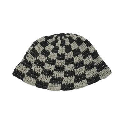 Bal HAND KNIT BUCKET HAT "GRAY"