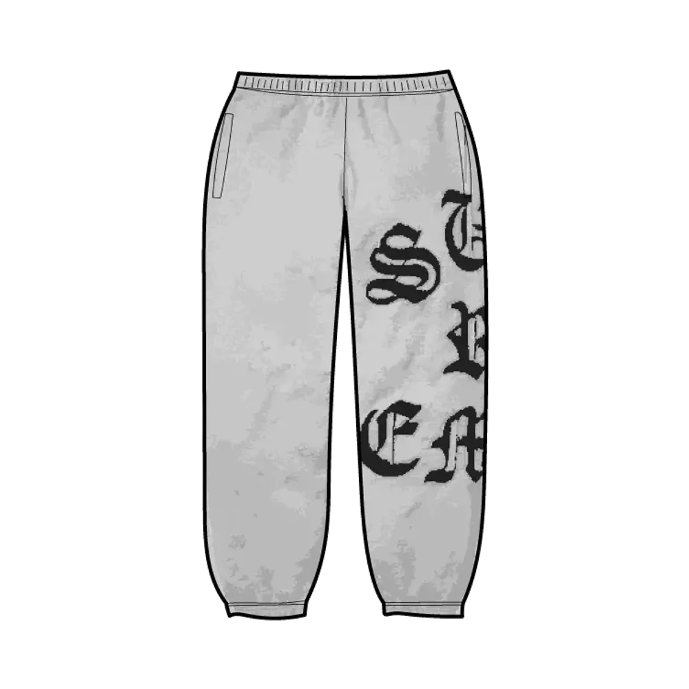 Supreme Cut Out Sweatpant "Heather Grey"