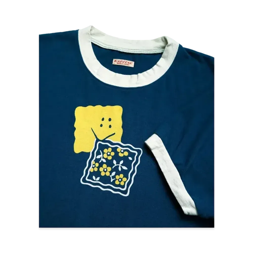KAPITAL 20 India Ringer Tee "Navy"
