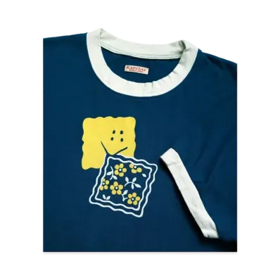 KAPITAL 20 India Ringer Tee "Navy"
