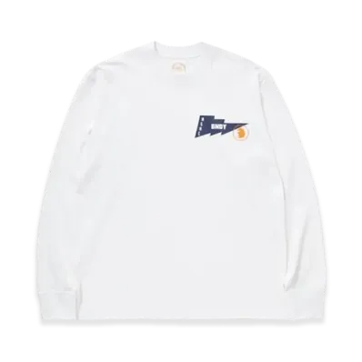 RATS Thunder Flag L/S Tee "White"