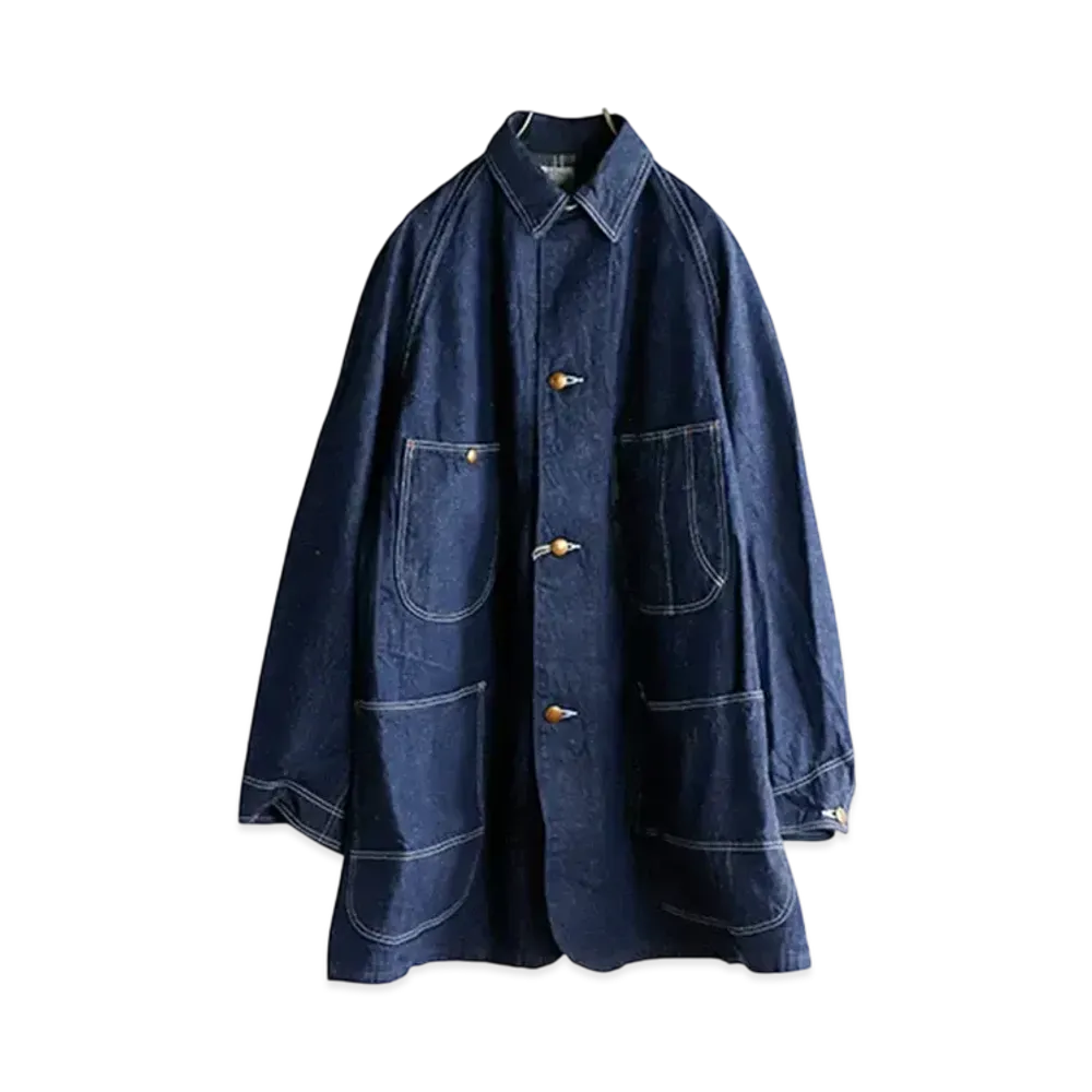 orSlow Loose Fit Denim Coverall "One Wash"