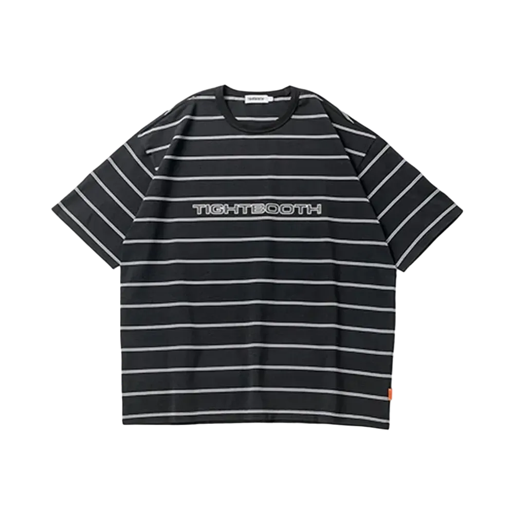 TIGHTBOOTH Logo Border T-Shirt "Black"