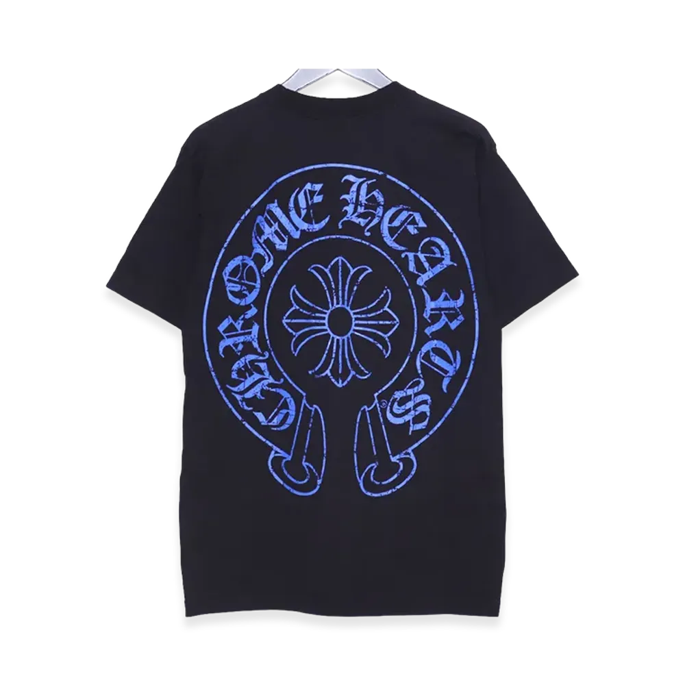 Chrome Hearts Old Horseshoe CH Plus Pocket T-Shirt "Black/Blue"