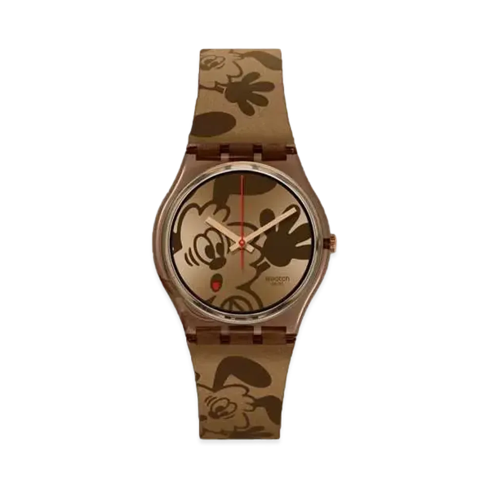 Verdy x Swatch Vick Bronze By Verdy Art Special Watch "Brown" SO28Z701
