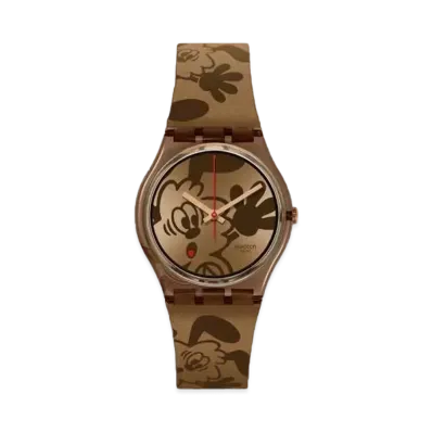 Verdy x Swatch Vick Bronze By Verdy Art Special Watch "Brown" SO28Z701