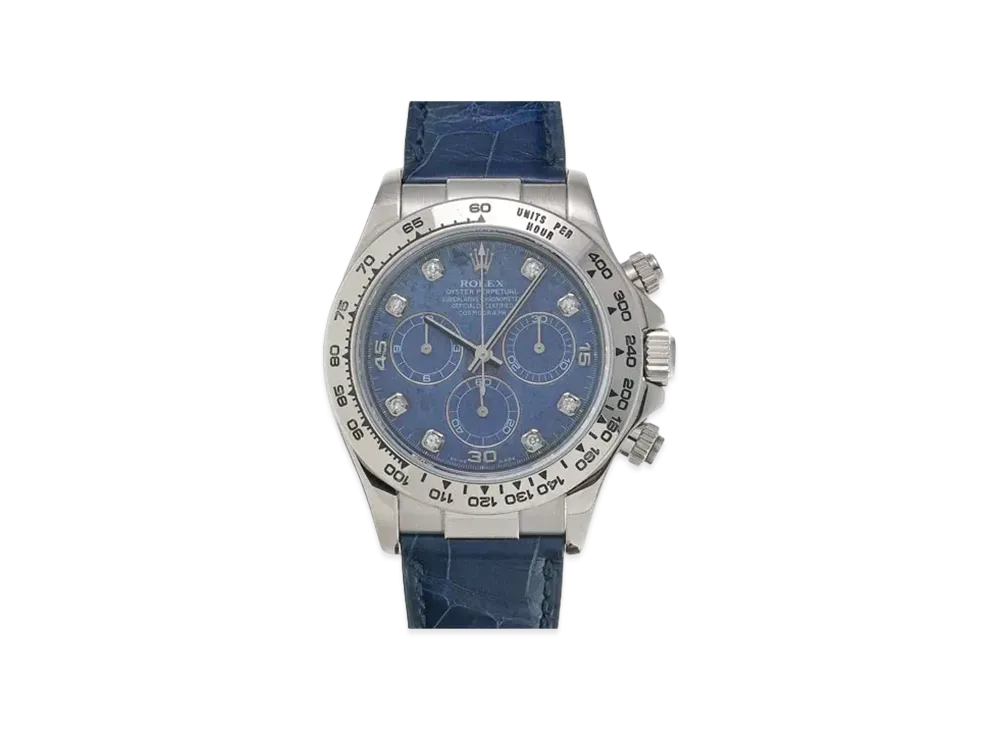 ROLEX Cosmograph Daytona 8P Diamonds "Sodalite/White Gold"