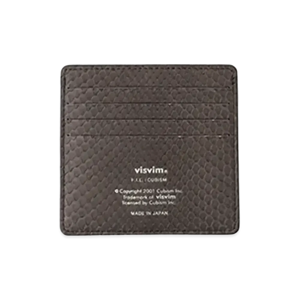 visvim CARD CASE "Dark Brown"