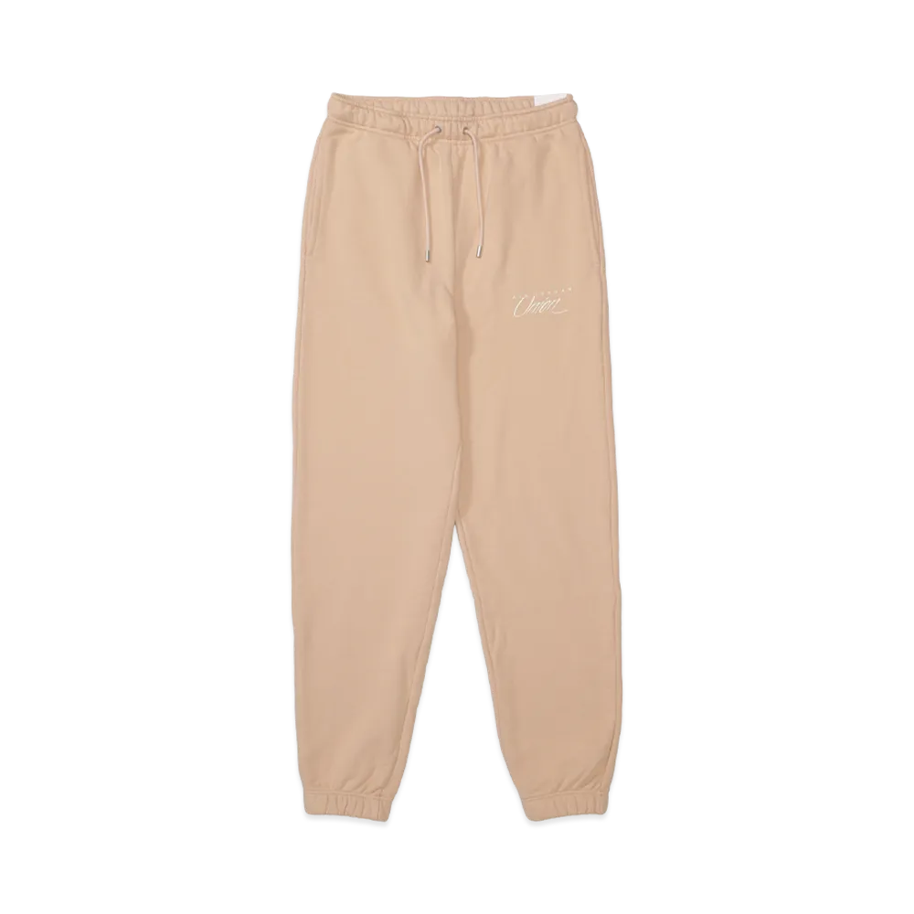 Jordan x UNION Fleece Pants "Pink Beige"