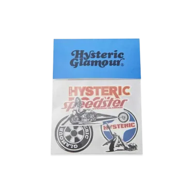 HYSTERIC GLAMOUR Rock City Package Sticker Set "Multi"