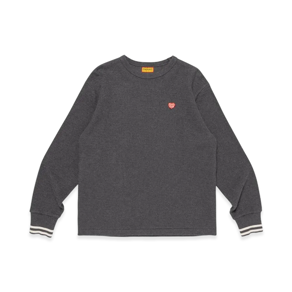 HUMAN MADE Thermal L/S T-Shirt "Charcoal"
