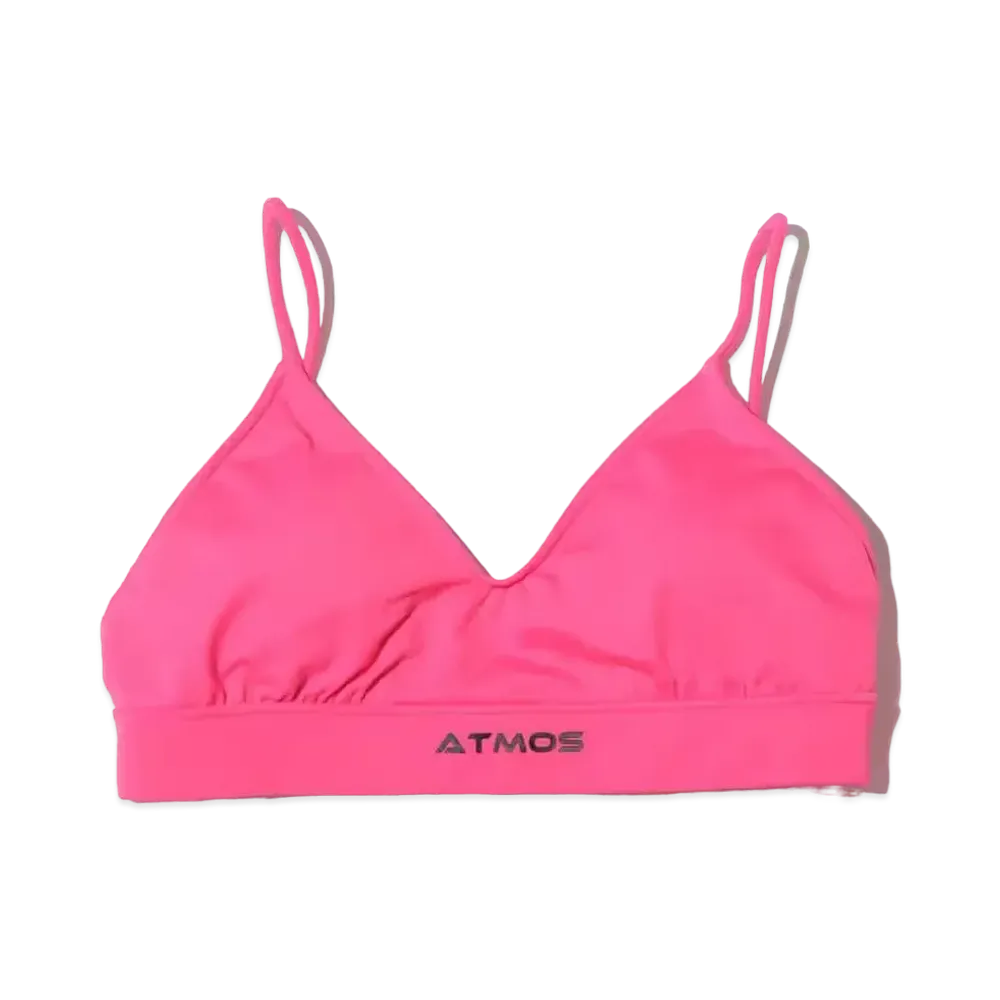 atmos pink x Guacamole Logo Triangle Bra Top "Pink"
