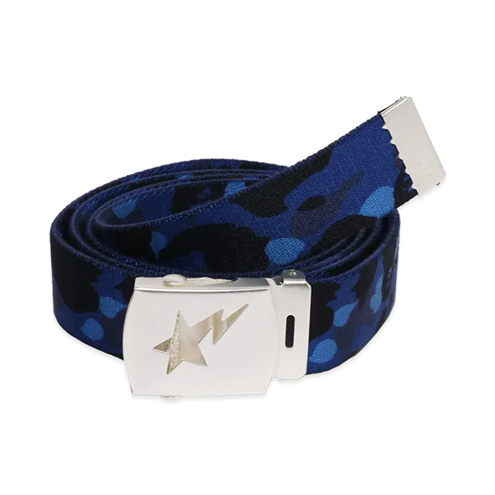 A BATHING APE Sta GI Belt "Navy"