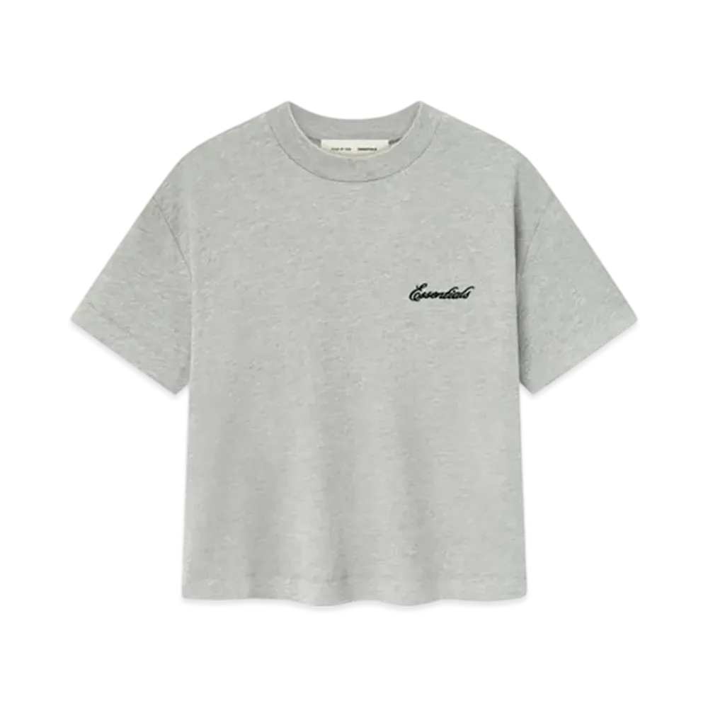 FEAR OF GOD ESSENTIALS Women's Classic Tee "Concrete Heather"