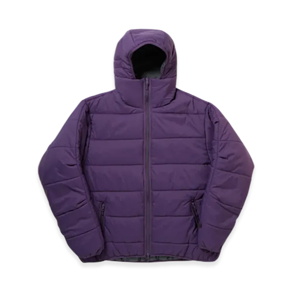 DAIWA PIER39 Tech Reversible Climbers Puff Jacket "Purple x Charcoal"