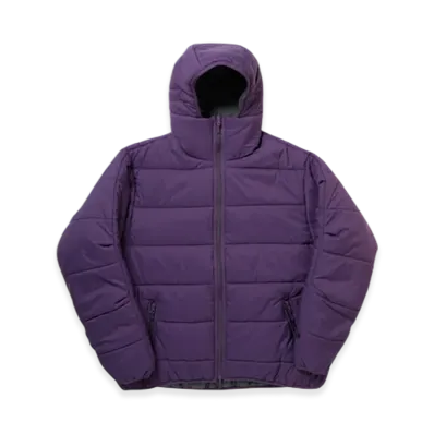 DAIWA PIER39 Tech Reversible Climbers Puff Jacket "Purple x Charcoal"