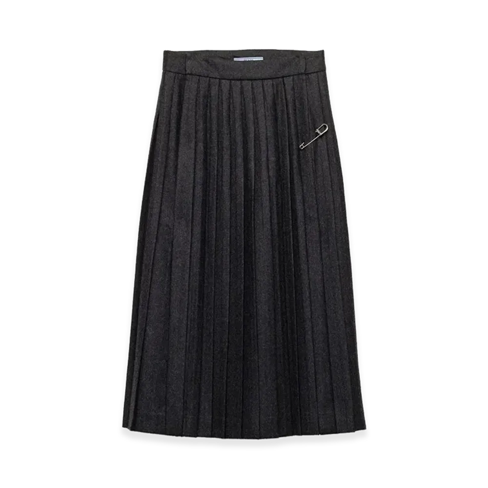 PRADA Women's Skirts Grey "Gray"