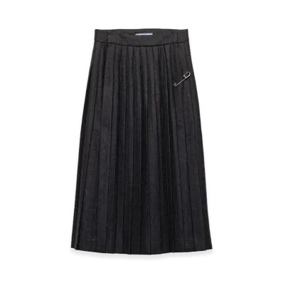 PRADA Women's Skirts Grey "Gray"