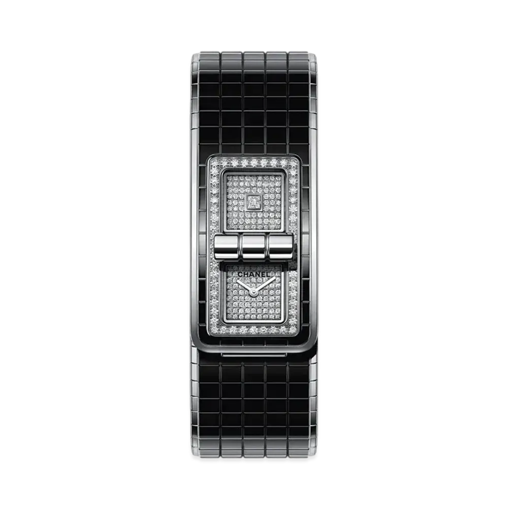 CHANEL Code Coco Ceramic/Stainless Steel/Diamonds "Black"