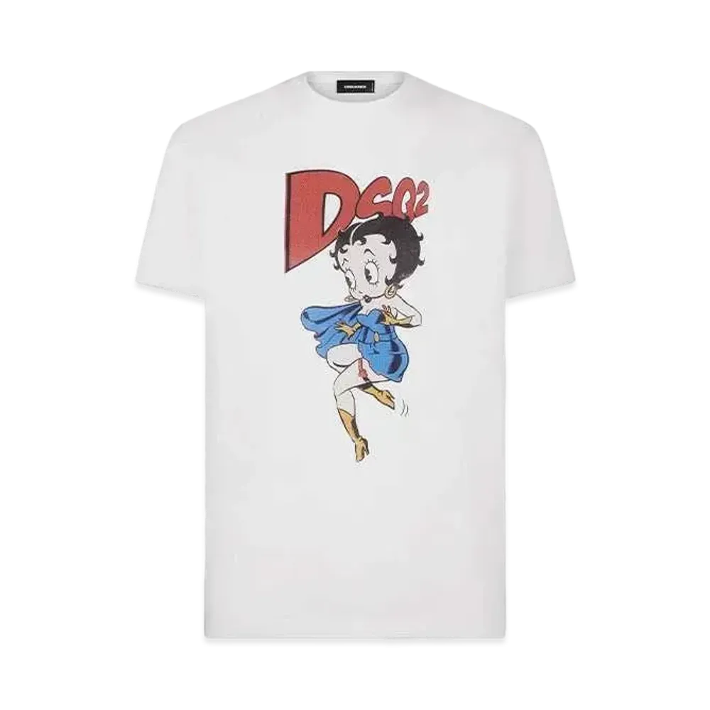 Dsquared2 Betty Boop Cool Fit T-shirt "White"