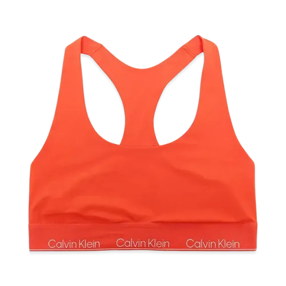 Calvin Klein Modern Performance Unlined Bralette "Orange"
