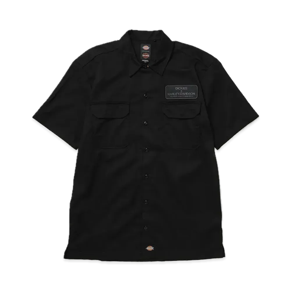 Dickies x Harley Davidson Short Sleeve Shirt "Black"