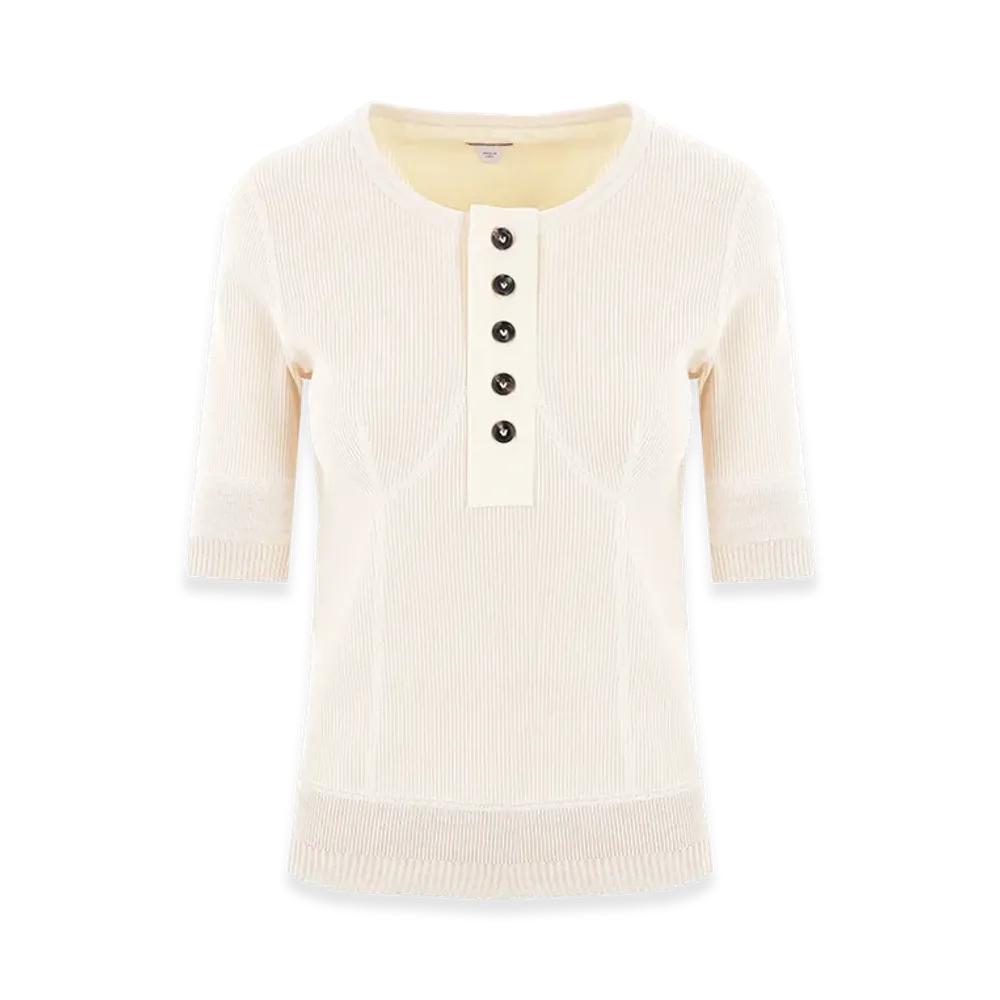 Bottega Veneta Women's Jersey T-Shirt "White"