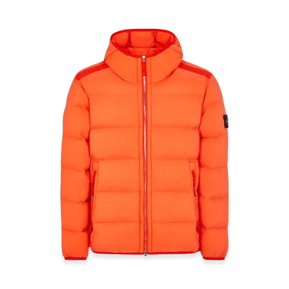 Stone Island 43728 Seamless Tunnel Nylon Down-TC Jacket - 23FW "Lobster Red"